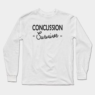 Concussion Survivor Long Sleeve T-Shirt